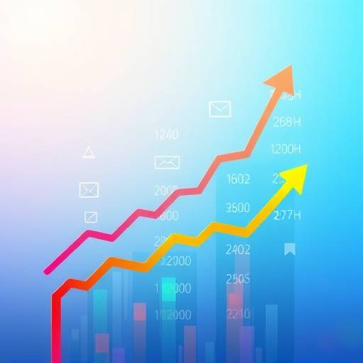 Illustrative image showing digital marketing channels and growth, representing the Digital Marketing Strategies course.