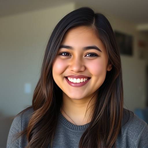 Smiling portrait of Isabella Rodriguez, a student testimonial.